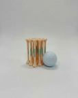 3.25" Peach Golf Tees