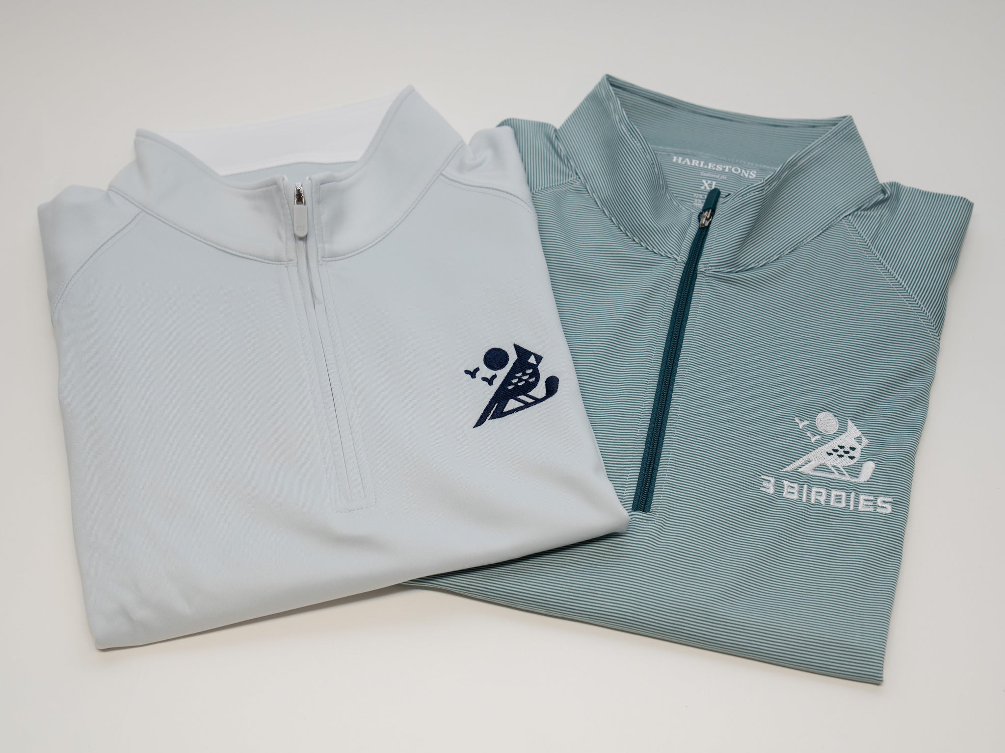 ジーフォアゴルフ　 ノースリーブシャツ CHASING BIRDIES Smoke 1/4 Zip – 3 Birdies Golf Company