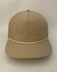 Tan Tres Birdies Snapback Rope Hat