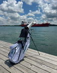Black & Seafoam Golf Towel