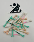 100 Count - 3.25" White Golf Tees