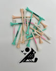 100 Count - 3.25" Seafoam Golf Tees