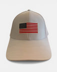 6-Panel White USA "Dad Hat"