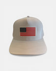 5-Panel White USA Hat