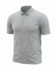 Grey 3BG Pattern Polo