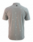 Grey 3BG Pattern Polo