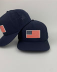 Navy 3BG USA Flag Hat